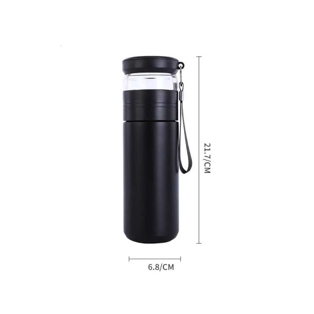 New Stainless Steel Insulated 500ML Capacity Water Separation Tea Infuser Bottle Leak-Proof Thermal Car Coffee Cup C251114 W260226