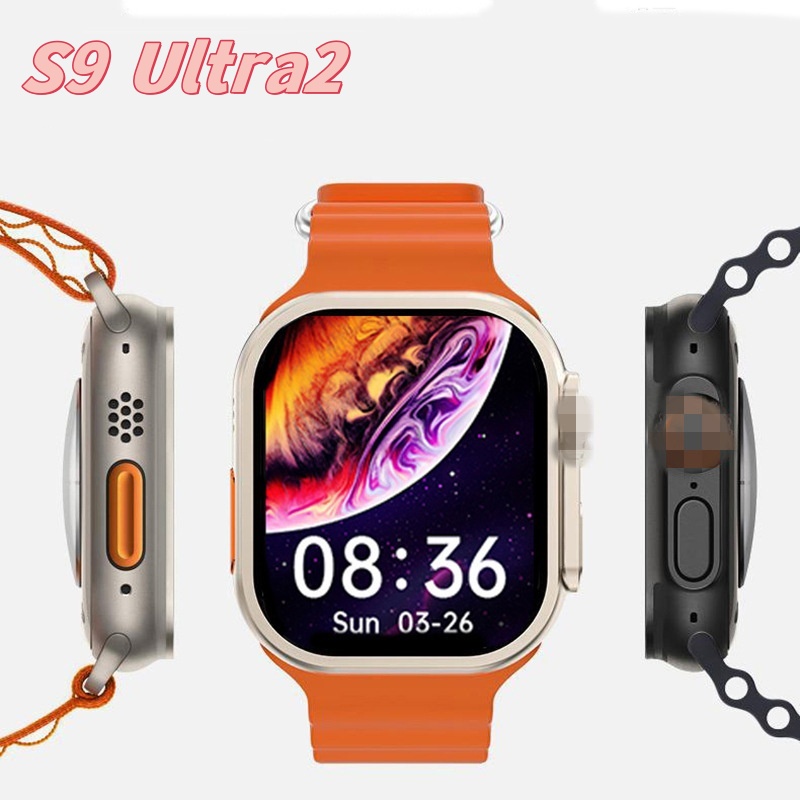 Unisex Ultra 2 Smartwatch - Advanced Fitness Monitor & Durable Band Compatible with Apple Devices
