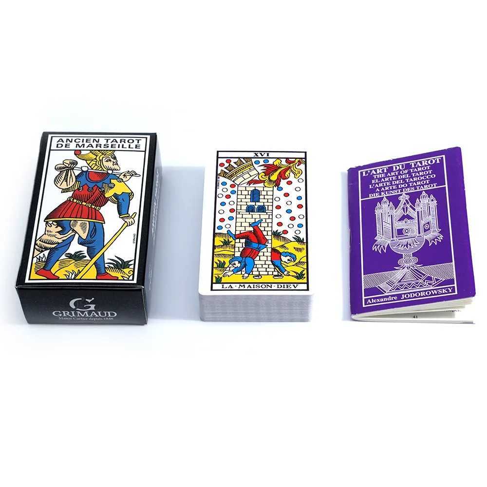 1036cm Tarot De Marseille French Version - Set of 78 Cards with Guidebook C251114
