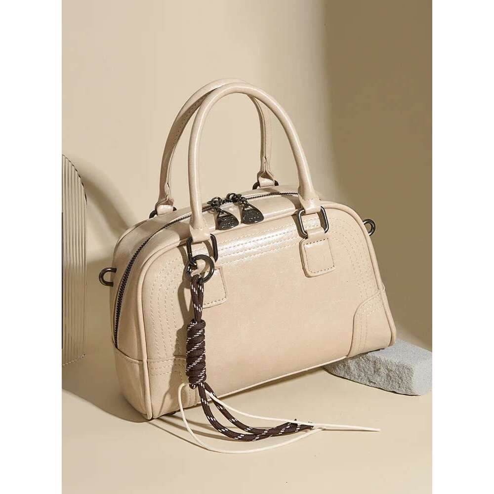 Handbag Women. It's New Fashionable Boston Bag In 2025, Featuring A Simple And Versatile Design, Suitable For Both S