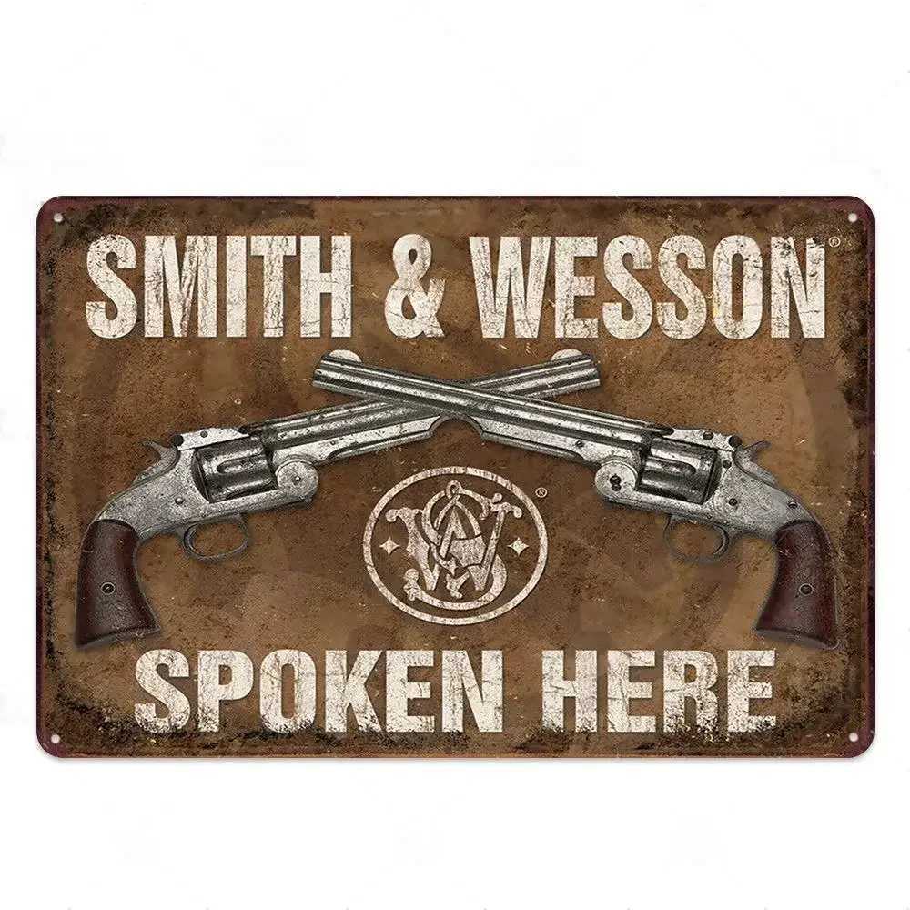 Retro Shooting Winchester Colts Metal Plaque Plate Painting Iron Tin Sign Wall Art Picture For Hunters Home Living Room DecorM251114