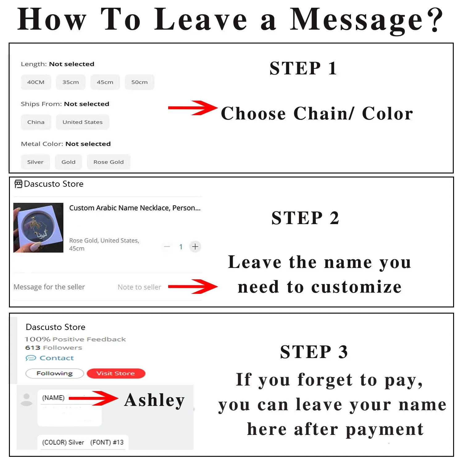 Dascusto Personalized Nameplate Name Necklace Custom 3D 18KGold Plated Double Diamond Choker Pendant Two-Tone Chain For Women 250411