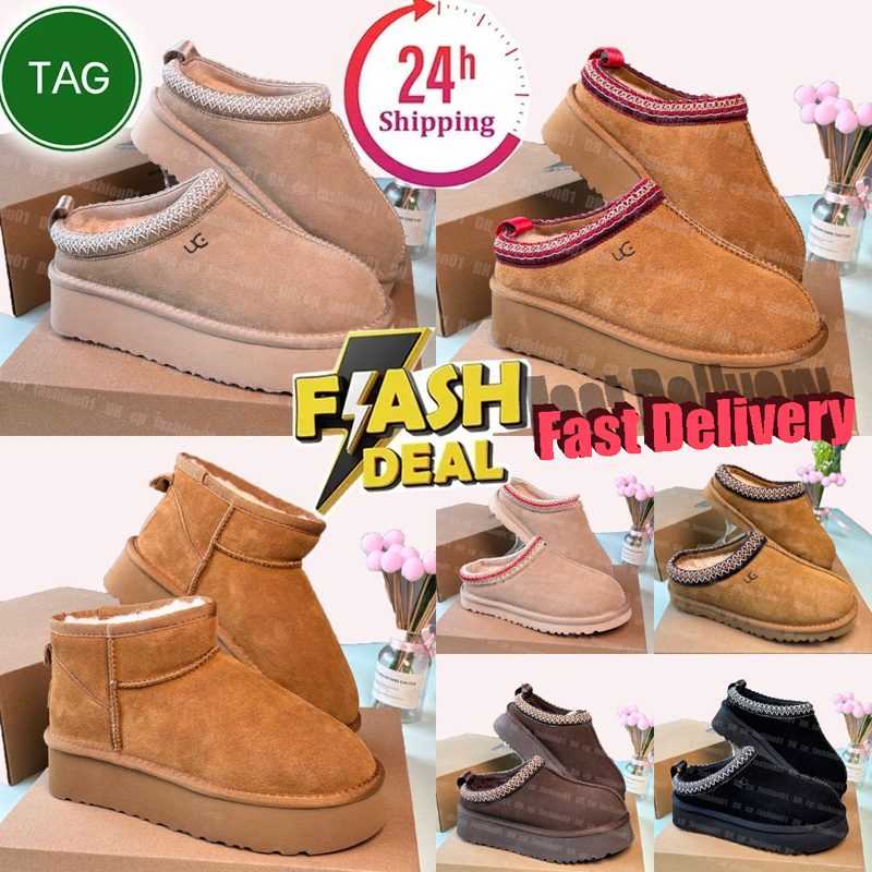 Designer Shoes Snow Boots Slippers Slippers Fat Slides for Womens Suede Sandals Girl Fashion Emoroidery Sipper Outdoor Embroidered Slippers A