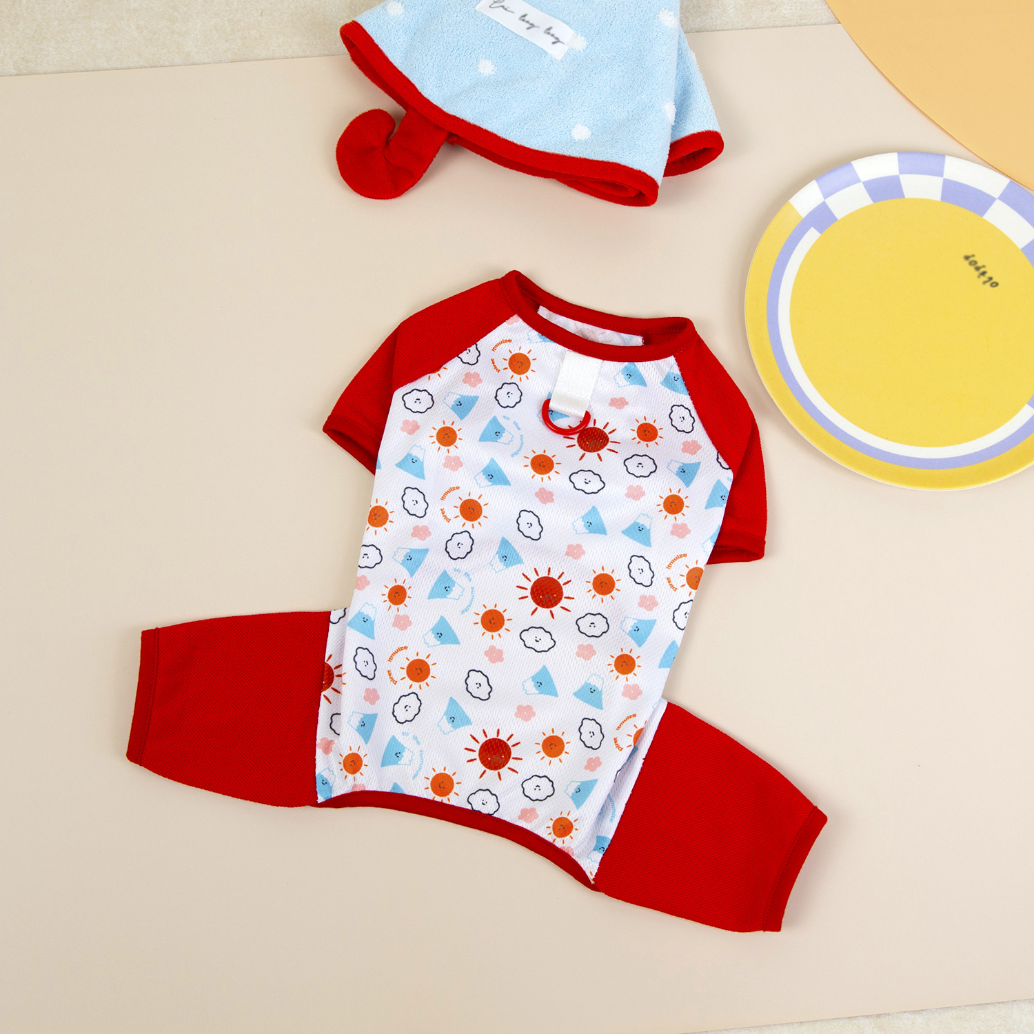 Dog Clothes Dog Pajamas Costumes for Indoor Outdoor Comfortable Puppy Pajamas Soft Breathable Dog Jumpsuit Shirt Coat for Medium and Small Dog XL A82