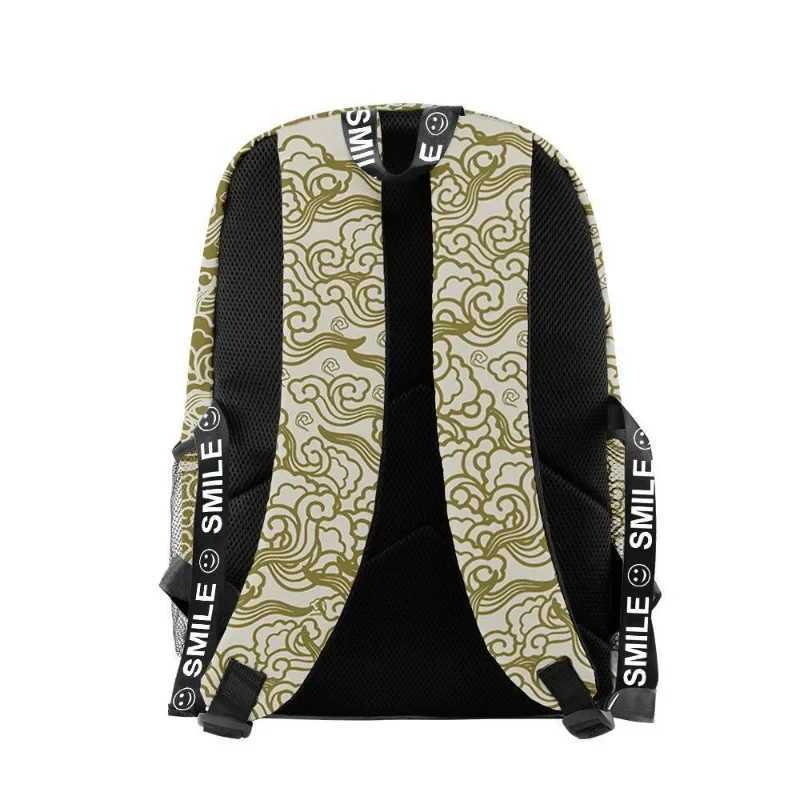 Anime Demon Slayers Backpack Kimetsu No Yaiba Cartoon Kawaii Nezuko Print 3D Schoolbag Large Capacity Student Sport Bag Kid GiftW251113