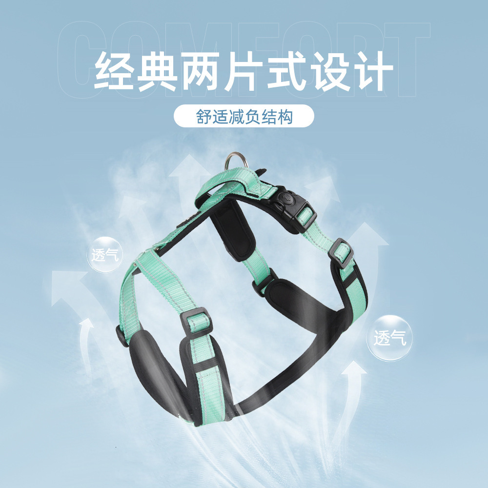 TSPRO Hands Free Dog for Walking Running Safety Car Seat Belt Shock Absorbing Bungee Leash with Padded Handle 240722