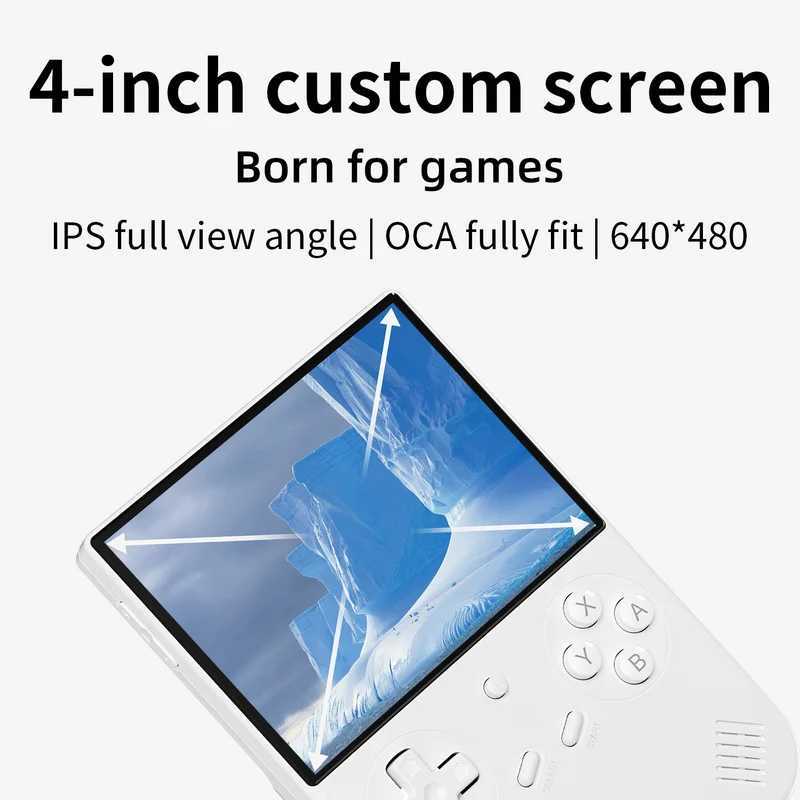 Ampown Rg40xxv Multimedia Game Console 4-inch I Oca Full Fit 640 * 480 Sn Connection TV Wifi Arcade Game ConsoleXJ250414
