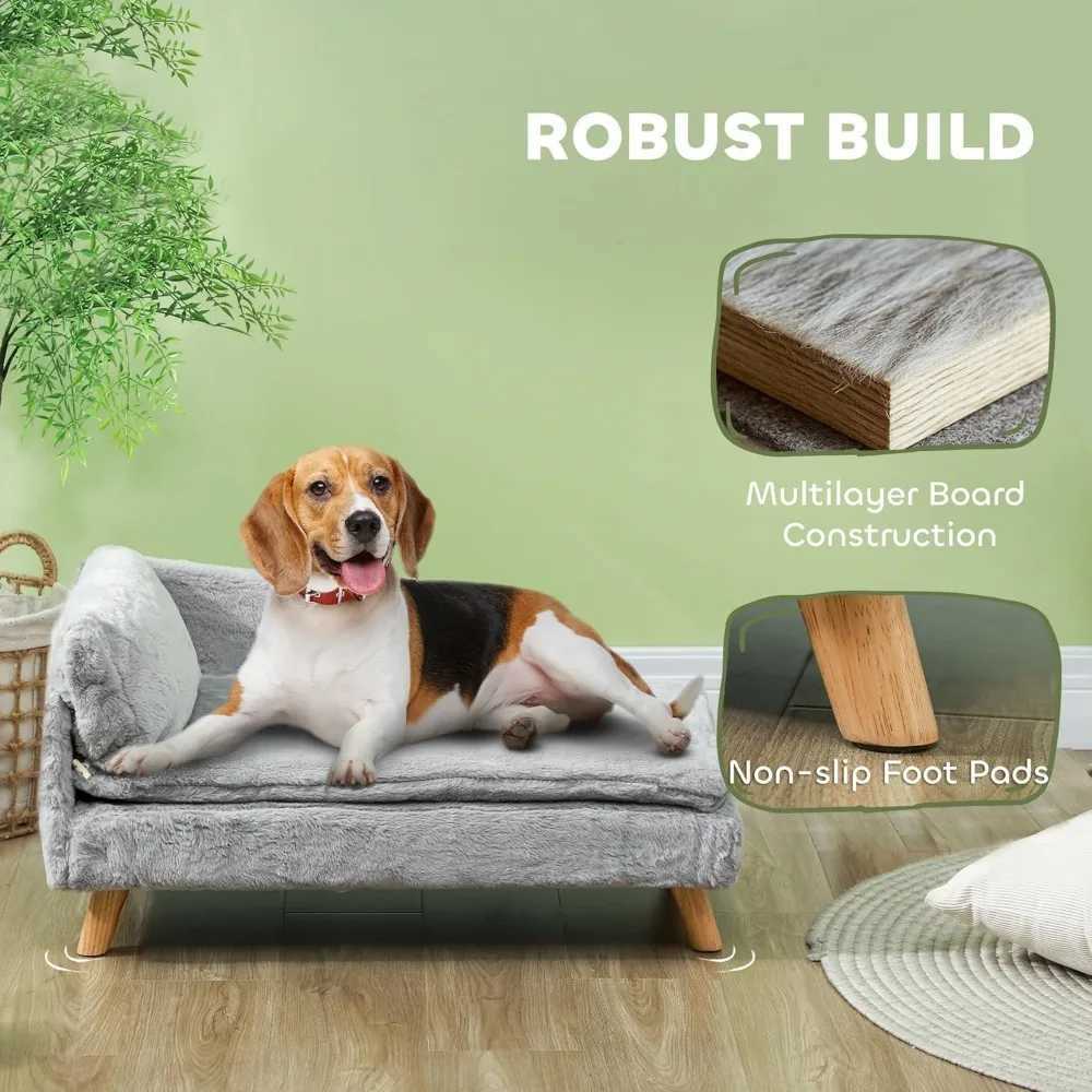 Dog sofa bed elevator pet sofa with foam pad soft removable and washable cover with anti-skid foot pad cat sofa X250412