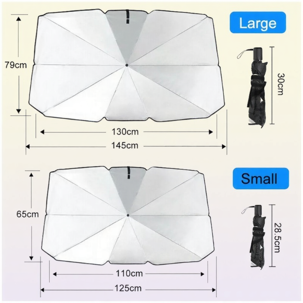 Foldable Car Windshield Sunshade Umbrella Auto Front Window Sun Shade Covers Heat Insulation UV Protection Parasol Accessories