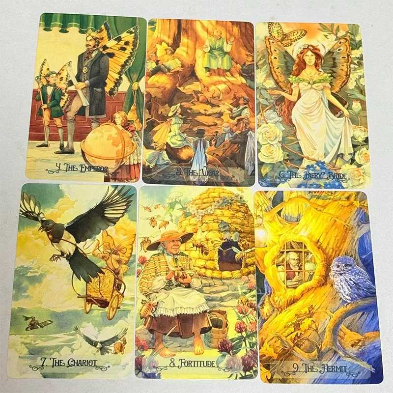 Victorian Faery Tarot Cards A 78 Deck Victorian Fairy Society Board Games Fate Fortune Telling Oracle Cards C251114