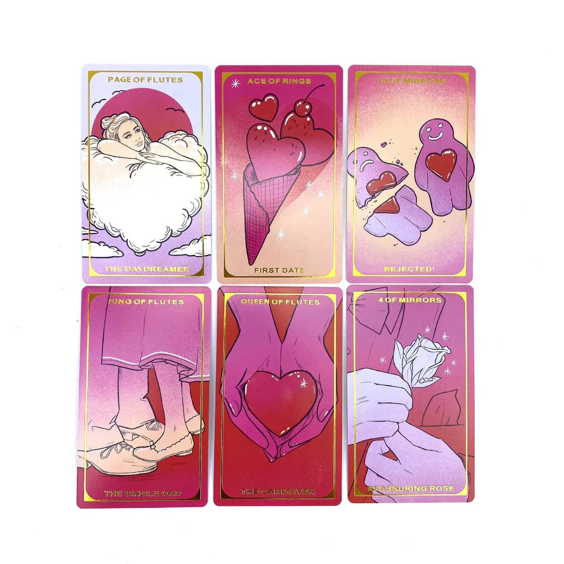 12x7cm The Final Rose Tarot cards Paper Manual card games C251114