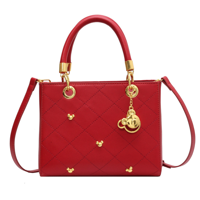 Women's Spring New Dai Fei G Ge Embroidered Thread Square Handbag Fashionable Liu Ding Chao Single Shoulder