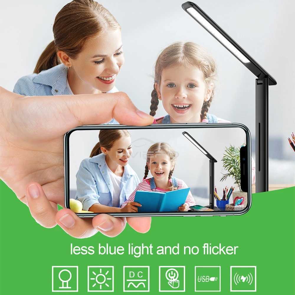 LED Folding Desk Lamps LED USB 5V Timing Eye Guard Protection For Home Night Reading Bedside Living Room Charging Table Lights M251114