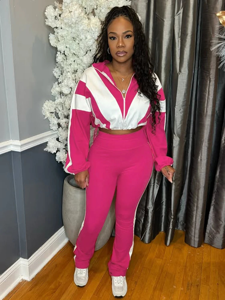 2025 Spring Two Piece Jogger Set Outwear Lounge Wear Trending Clothing Vendor Sports Pants Sets 2 Piece Tracksuit Women Sets 250414