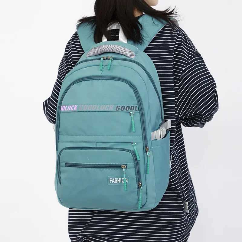 Womens Backpack Junior High School High Capacity Lightweight Wearable Backpack Adult Outdoor Travel Computer BagW251113