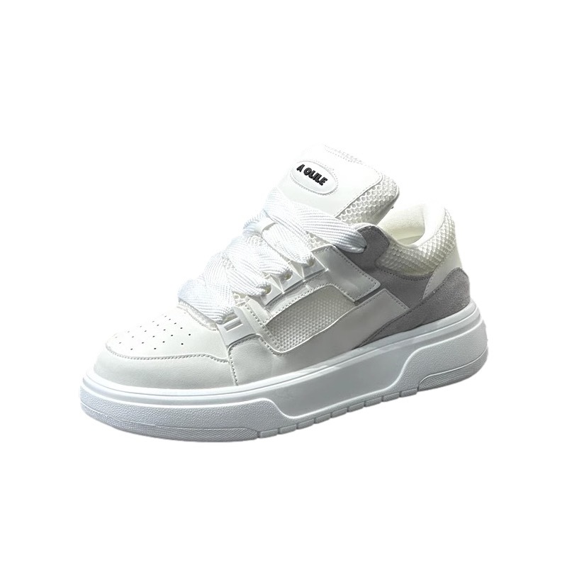 Free shipping designer casual shoe men white pink comfortable breathable height increase wear-resisting outdoor sport shoes