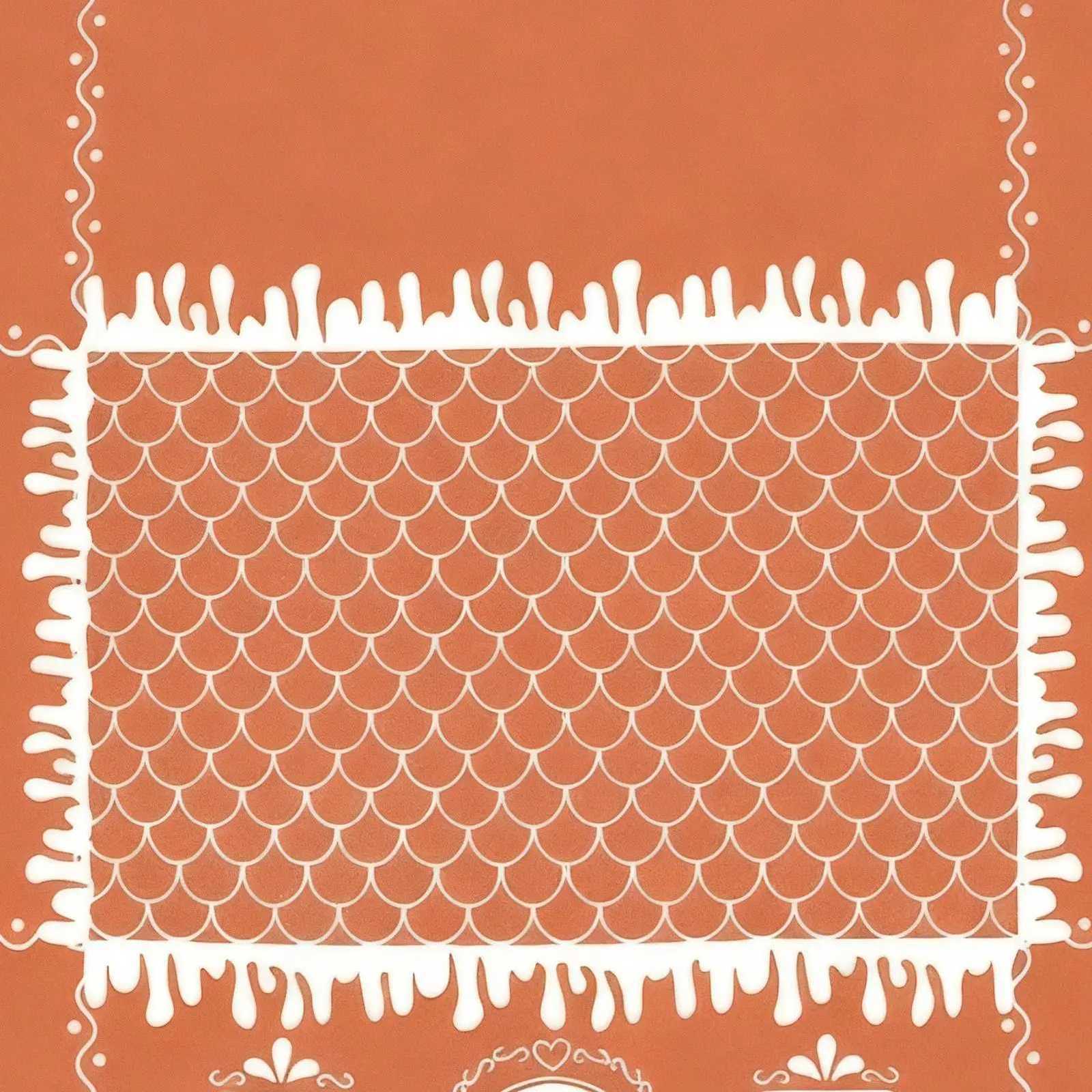Christmas Tablecloth Christmas Gingerbread House Tablecloth Open Tent With Festive Village Playhouse Design For Gingerbread Party Decor Y251113