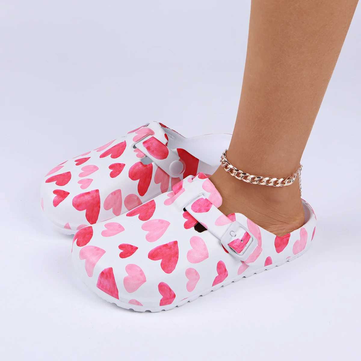 Womens energetic tie dye Clogs comfortable and lightweight EVA slider breathable womens slider all day wearing outdoor activities W250414