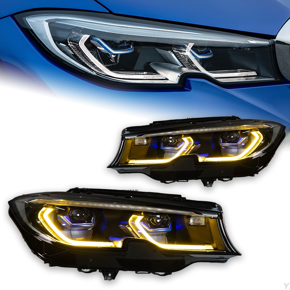 LED Headlight For BMW G20 G28 20 18-20 21 Upgrade Laser Style M3 LCI Daytime Lights High Beam Signal Lamp