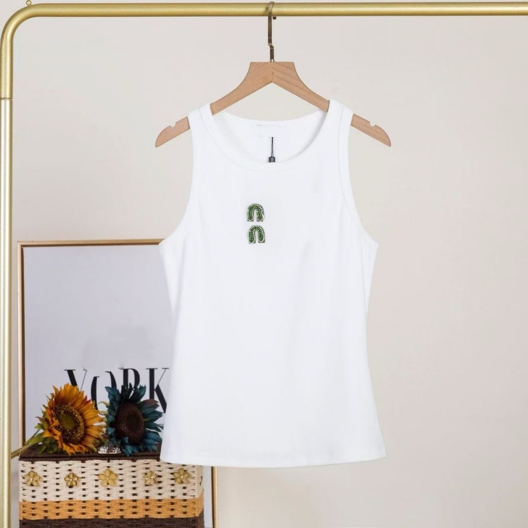 Womens t shirt designer Vest sexy halter tops party crop top letter logo embroidered tank fashion spring summer backless shirt