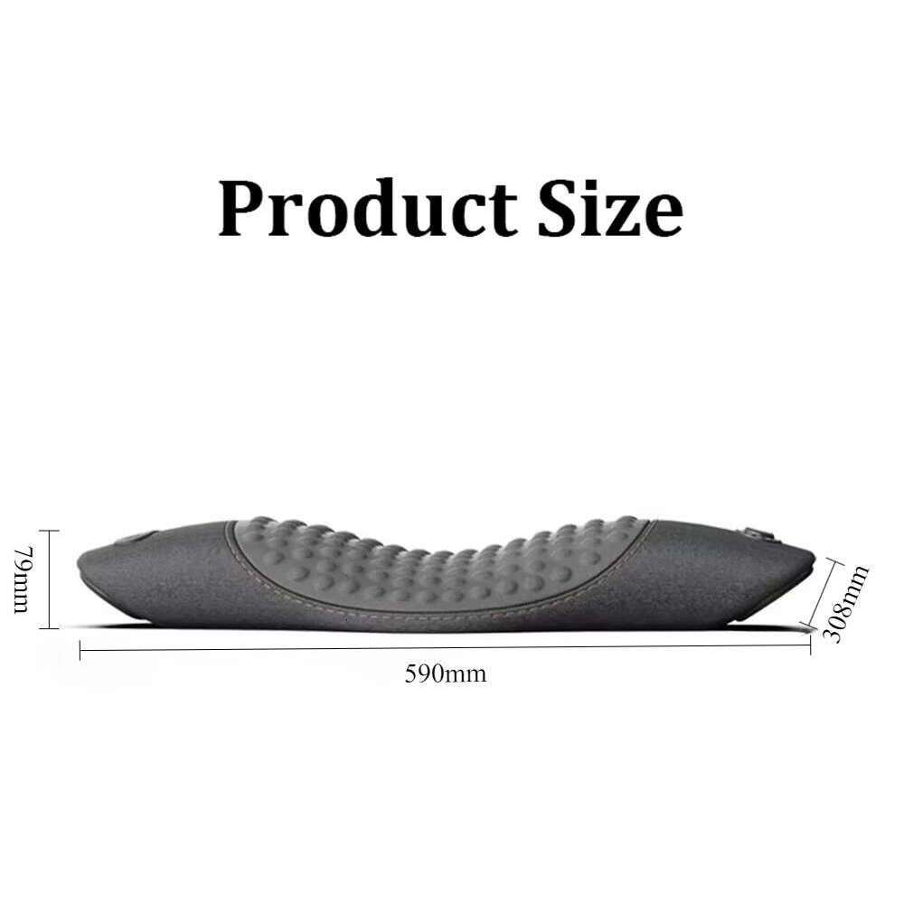 Back Pillow Heating Vibration Sleep Massager Cushion Maternity Bed Sleeping Lumbar Support