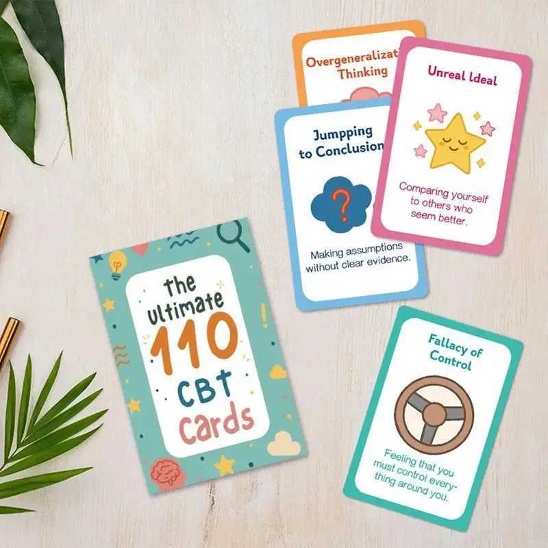 Mindfulness cards 55 cards containing 110 suggestions for action cognitive behavior cards personal emotional management C251114