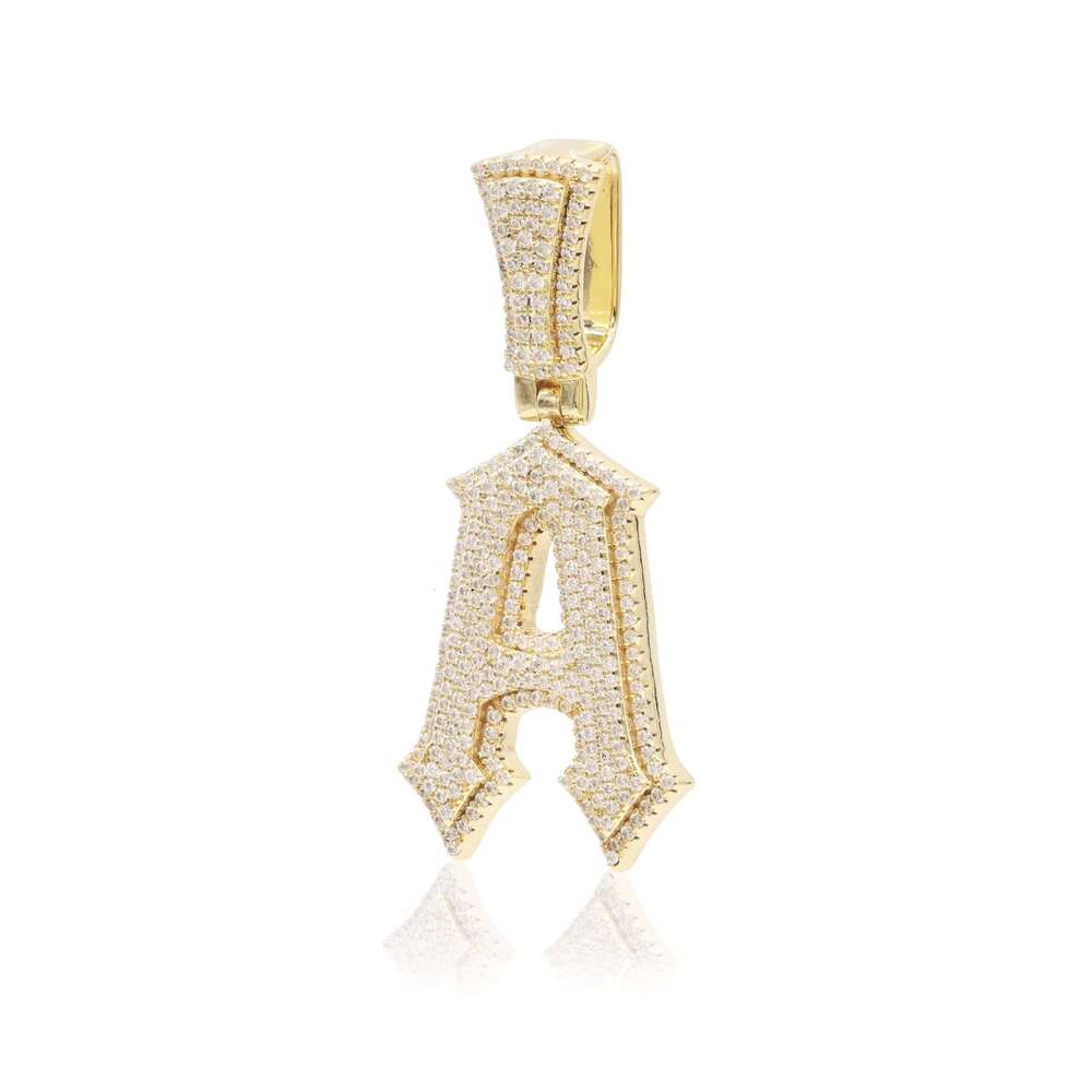 Newly arrived capital S letter A Moissanite pendant