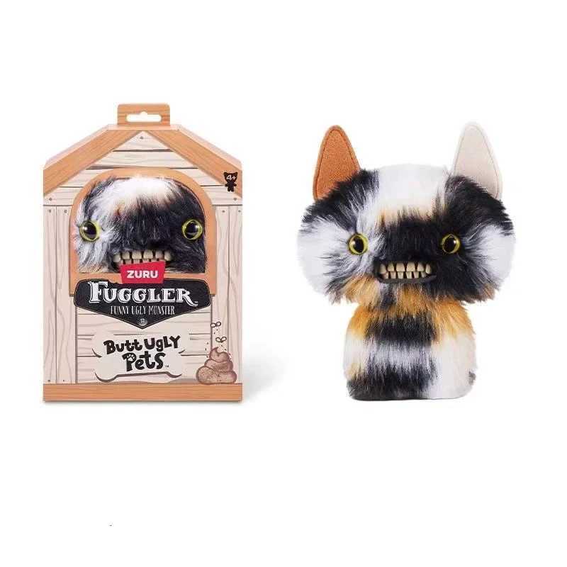 Original Fuggler Ugly Teeth Monsters Plush Toys Kawaii Cat Dolls Funny Butt Pets Soft Stuffed Animal Decoration Halloween Gifts Y251114