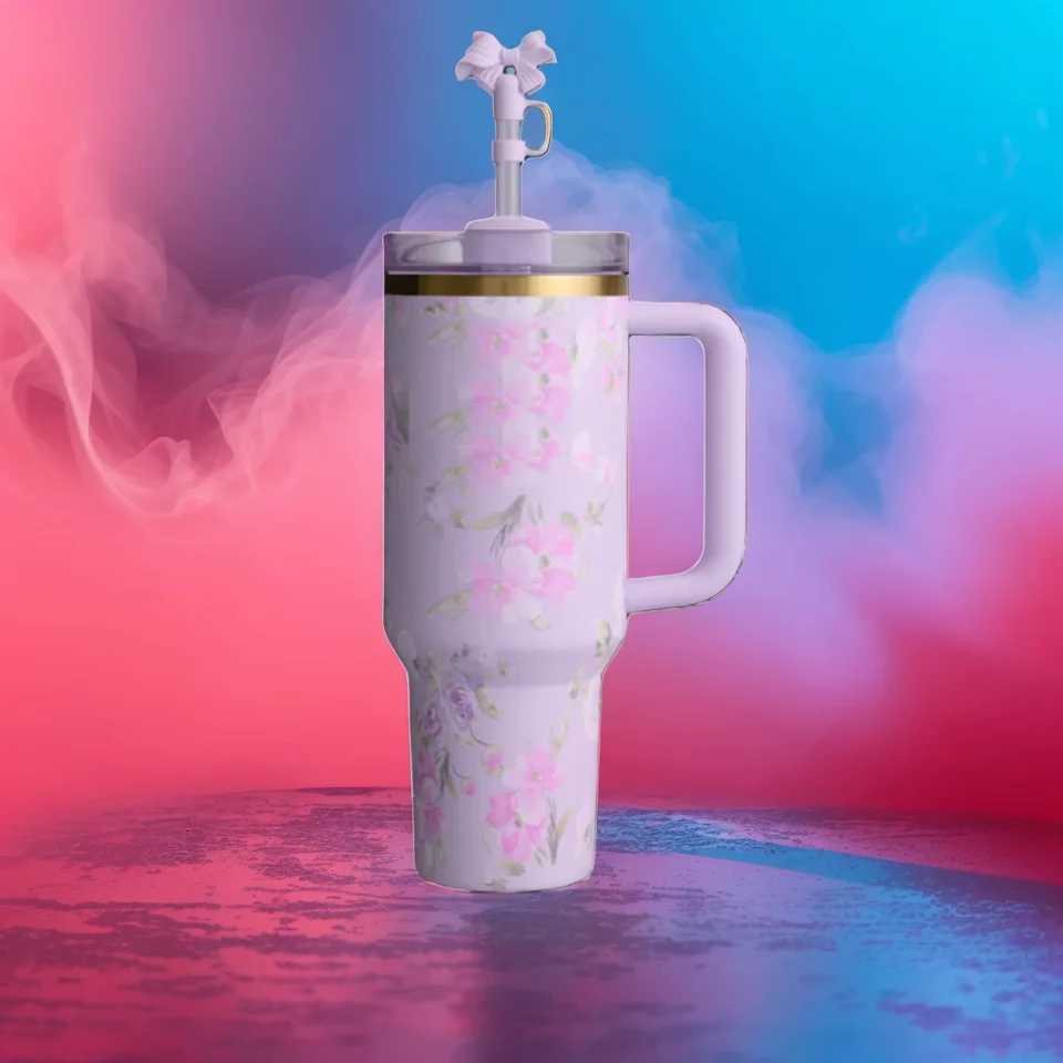 Valentines Gift 40 oz Tumbler Stainless Steel Vacuum Insulated Tumblers Travel Cup Coffee Mug Birthday Gift Big Capacity C251114