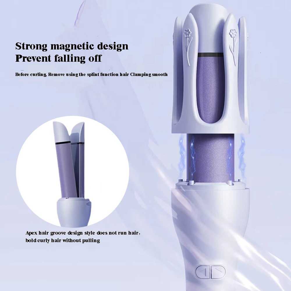 2 in1 Automatic Hair Curler Hair Straightener 32MM Auto Rotating Hair Roller Styling Tools Wave Styer Flat Iron Curling IronT251114