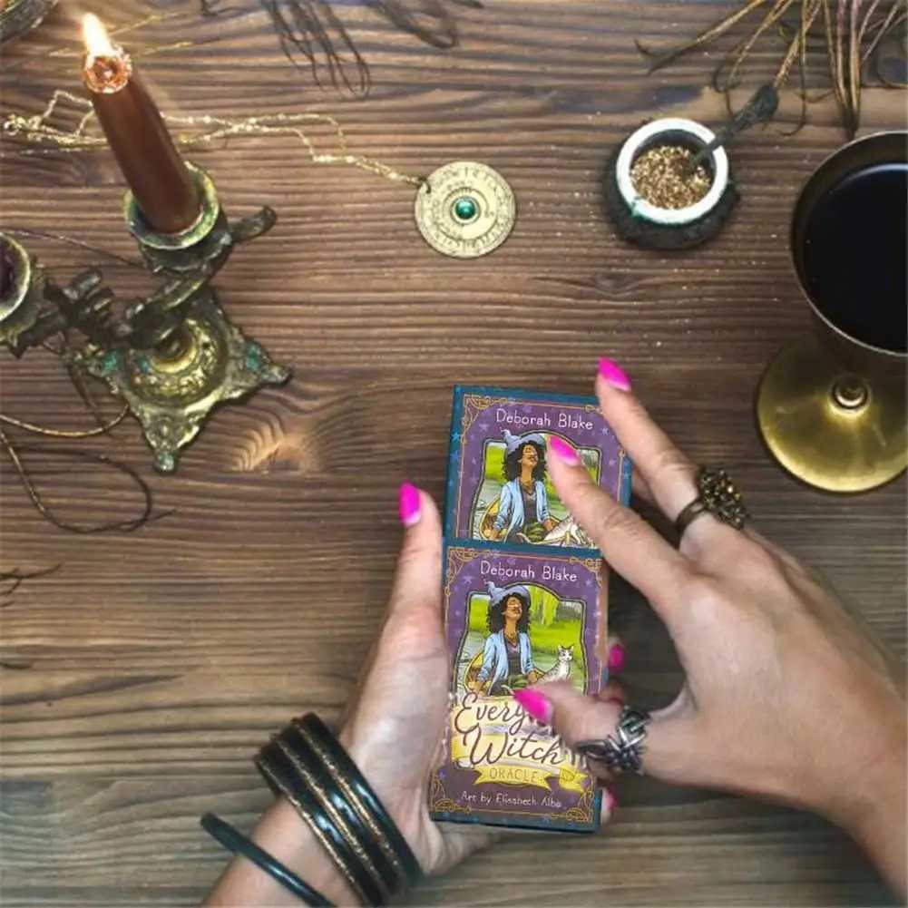 Everyday Witch Oracle Deck English PDF Guidebook Board Game Cards Playing Family Entertainment Kids Toys C251114
