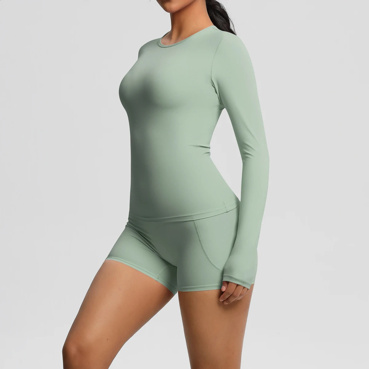 Women 2pcs Patchwork Sport Yoga Suit Workout Dry Fit Breathable High Elastic Sports Top Womens High Waist Yoga Pants Womens 250414