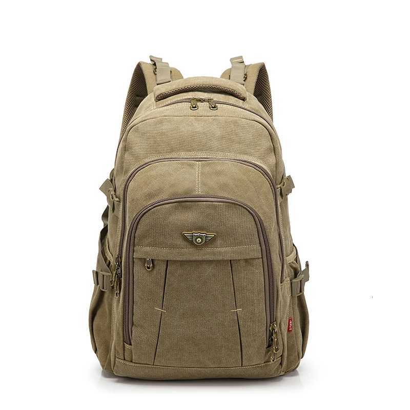 Vintage Canvas 173/156 inch Laptop Backpack Zipper Rucksacks Travel Shoulder Mochila Notebook Schoolbags College School BagsW251113