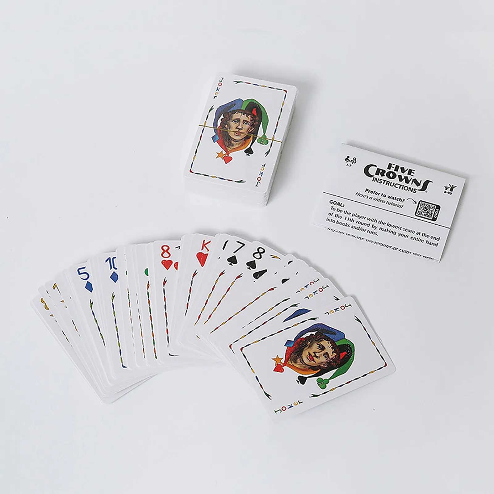 New Party Fun Card Game-Collectible Tin Card Game With Rummy-Style Night Favorite Families Party-5 Crowns Card Game Decoration C251114