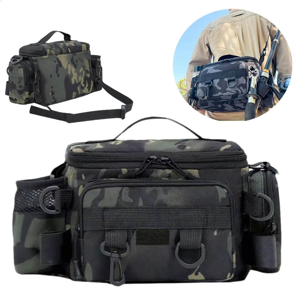 Camouflage backpack mens angle tool fishing Rucksack bag project Tackle Sports Entertainment 250410