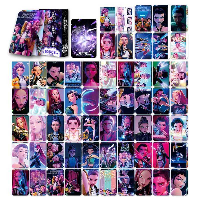 New 96 sheets/box K-POP Devil Hunter stickers 36 sheets60 sheets LOMO anime collection set for childrens gifts C251114