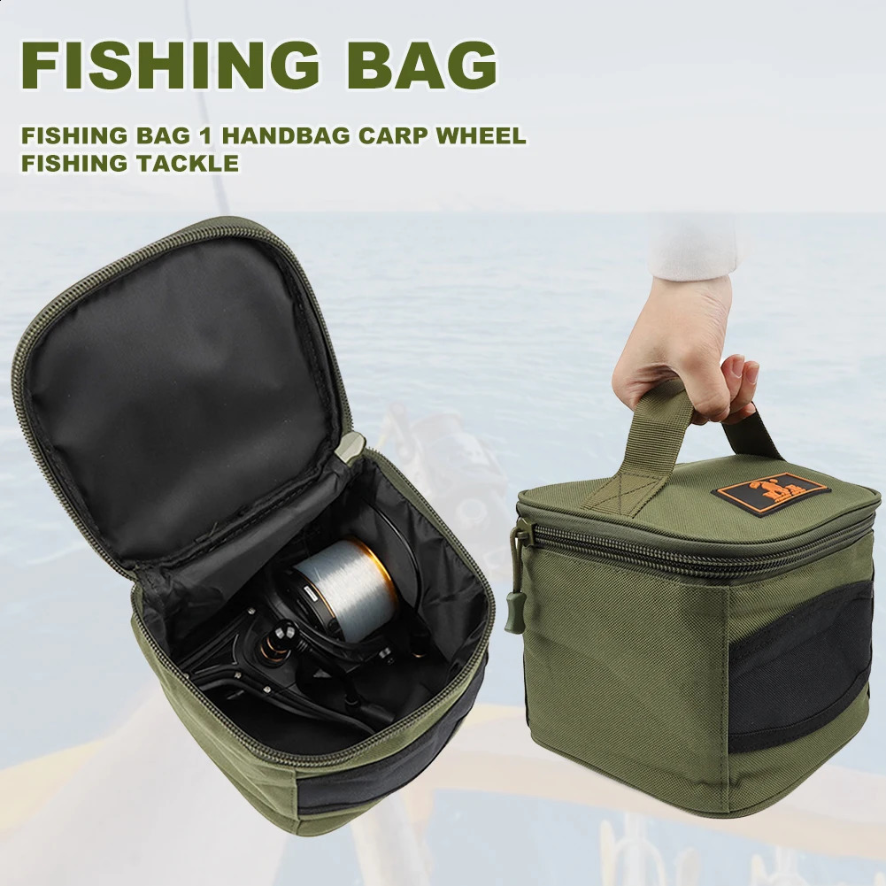Waterproof portable fishing organizer gear bag for saltwater or freshwater 250410