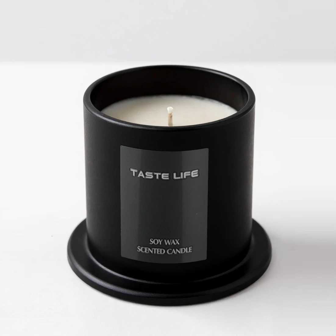 Premium Soy Wax Scented Candles with Cloche Smokeless Essential Oil Aratherapy for He Spa Gift-Ready Decorative H251114