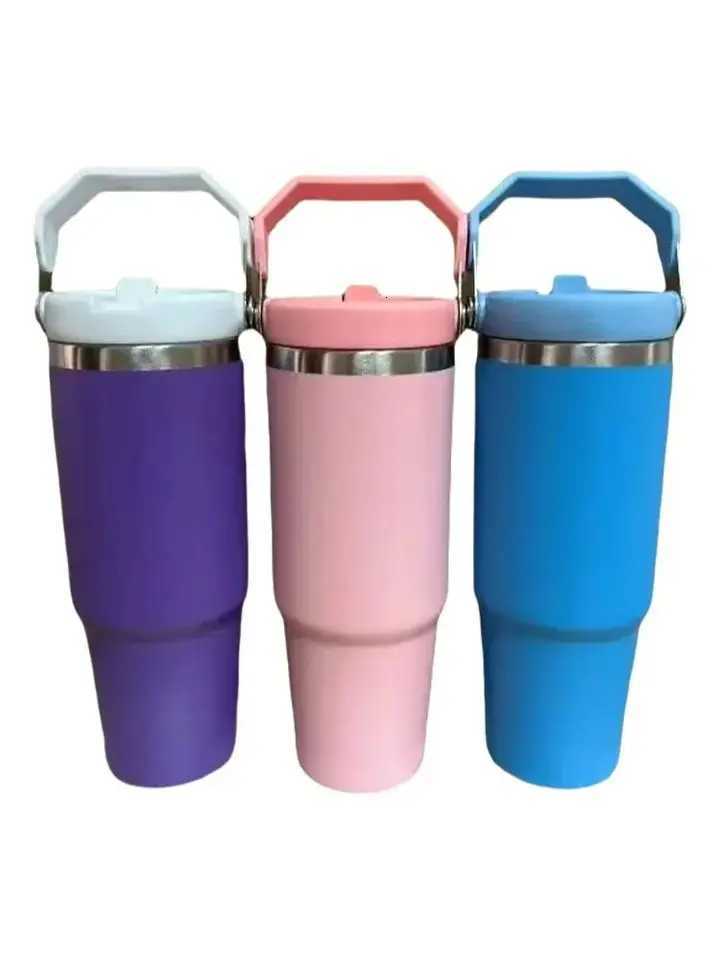 30 oz Heavy Duty Insulated Cup for Men and Women - 304 Stainless Steel One Hand Open Lid Car Travel Cup C251114