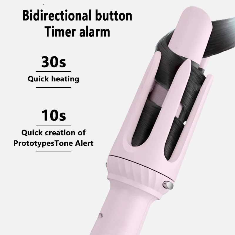 3 in 1 Automatic Curling Iron Straight Hair Comb 32mm 25mm Tube Hair Curler Heating Straightener Easy to Use Head ReplacementT251114
