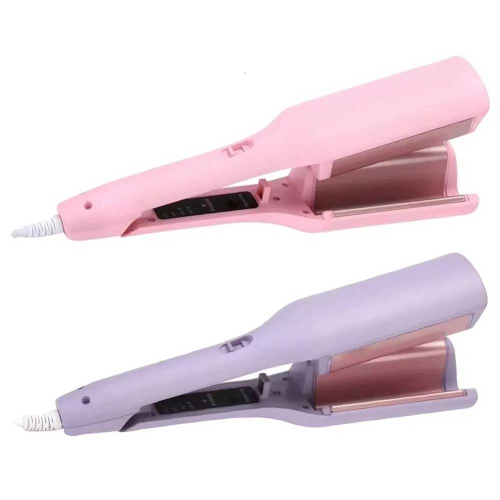 Large Curl 32MM Water Wave Hair Curler Temperature Control Quick Heating French Egg Roll Curling Iron Plastic CasingT251114