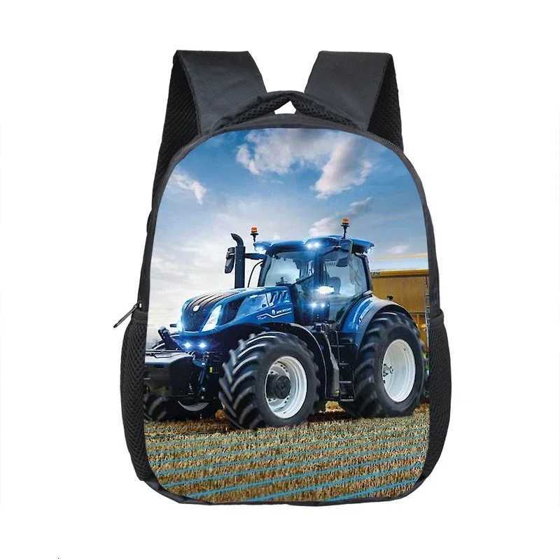 Playful Play with Farm Tractor Backpack Kindergarten Schoolbag baby Toddler Book Bags GiftW251113