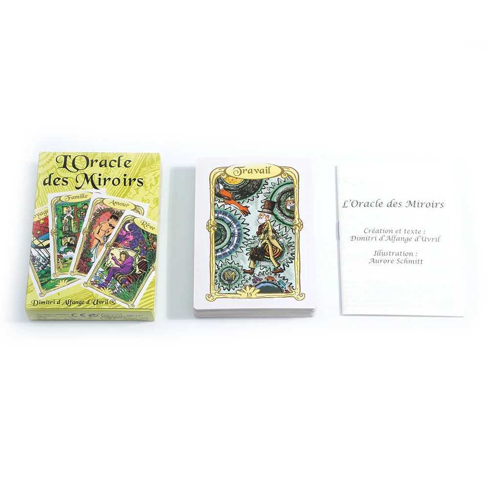 Franais Oracle des Miroirs French of Tarot Cards Un Outil Prcieux pour la Divination et la Guidance Spirituelle Board Game C251114