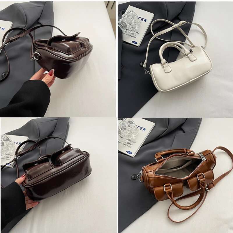 Leather Tote High Quality Women Shoulder Crossbody Bag Brand Fashion Handbag Female Travel Underarm Satchel Purse