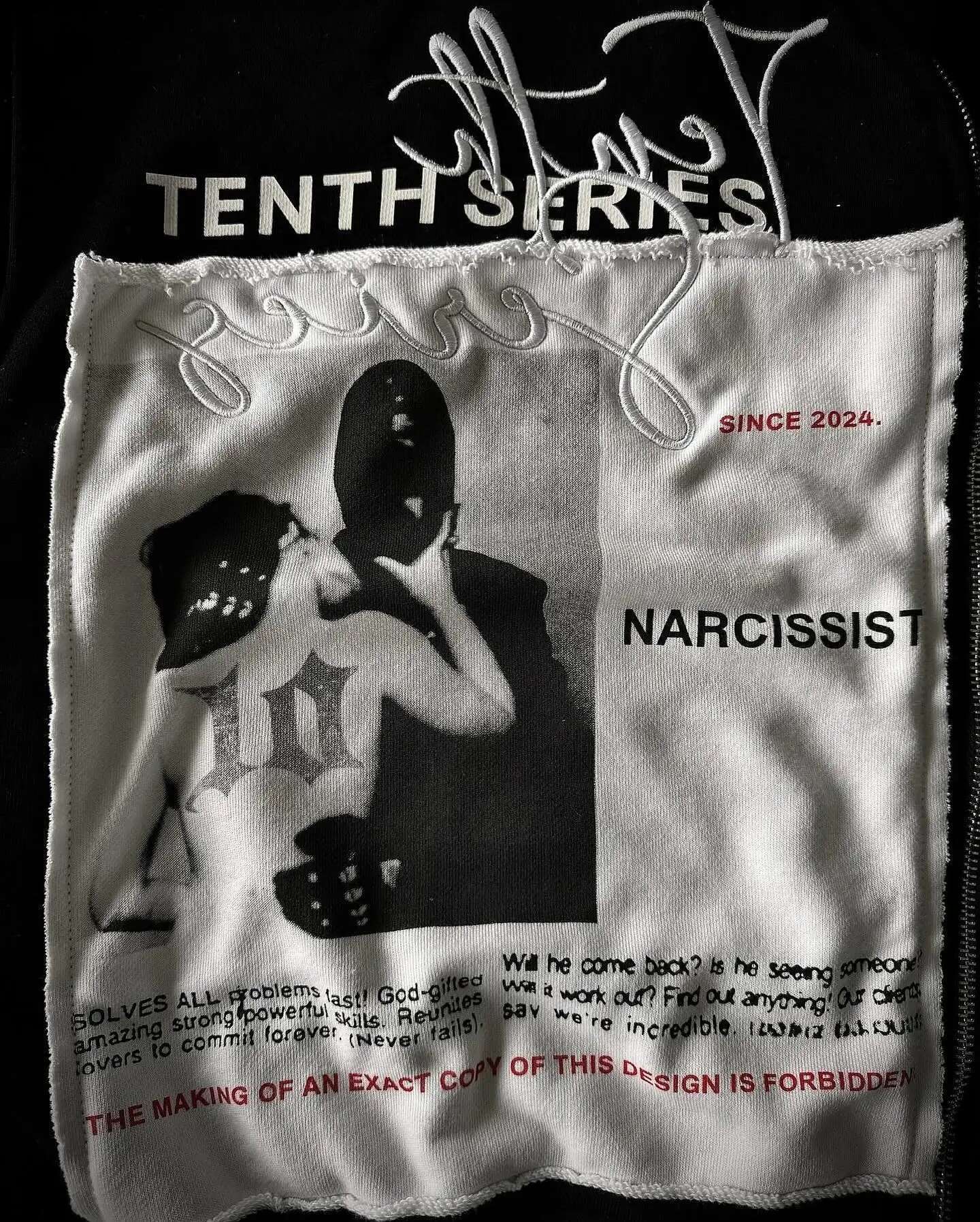 Streetwear Zip Up Men Women Y2K Clothing Haruku Gothic Patchwork Embroidered Oversized Hoodies Retro Black Sweatshirts