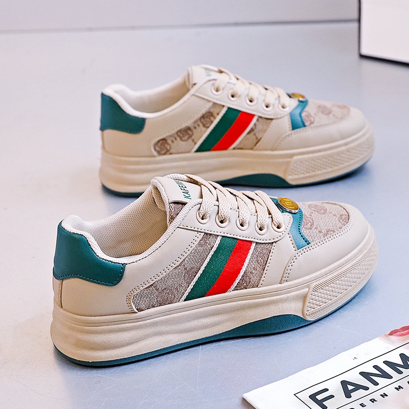 Free shipping designer new fashion casual shoes women's hot spring selling sports casual shoes green red 36-40