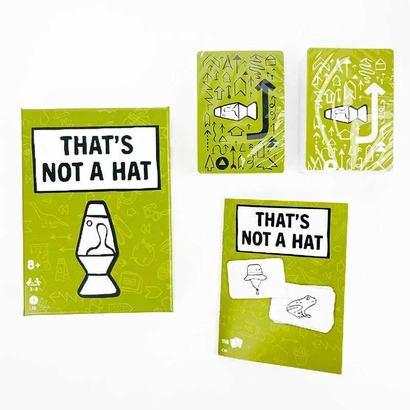 Unique Thats Not a Hat Happy Party Game SetTop Board Game with Basic Extended Card Game English Tabletop Game for 3-8 Players C251114