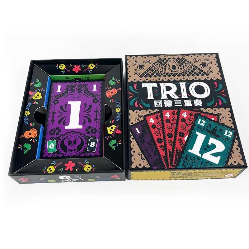 Trio Card Game Exciting Family Party Board Game Where Players Search for Three Matching Cards Strategic Fun for All Ages C251114