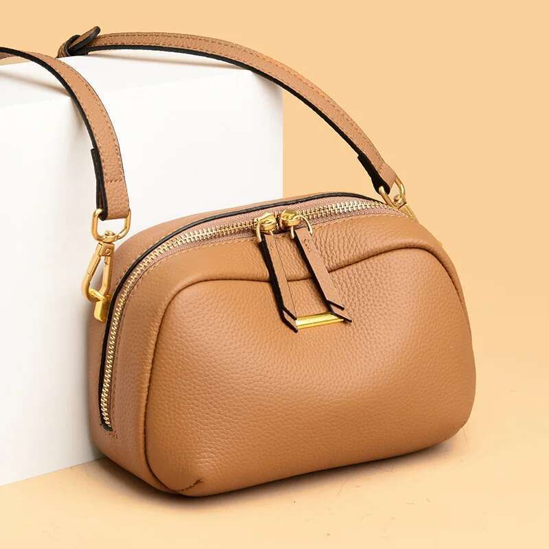 Brand Genuine Handbag Fashion Women Shoulder Crossbody Bag Designer Cow Leather Ladies Tote Female Messenger Sac