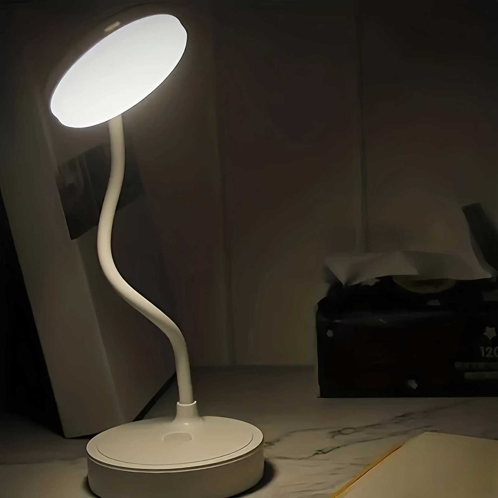 Table Lamp USB Plug Bedroom Bedside Table Lamp Foldable for Study Lamp Office Work Lamp Portable Mini Desk Lamp Reading Lamp M251114
